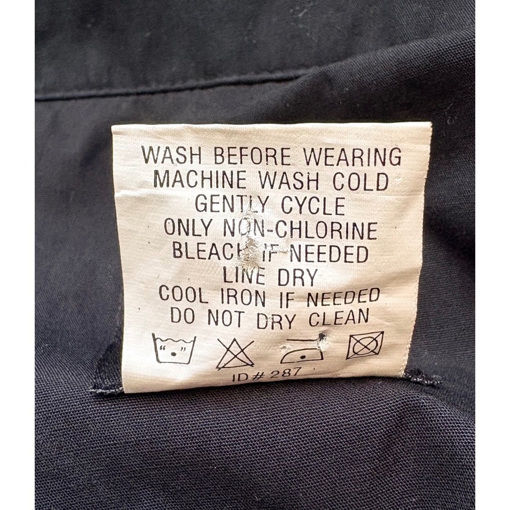 Colebrook & Co Outerwear Womens Black Button Front Lightweight Coat Sz 22/24 - Picture 5 of 9